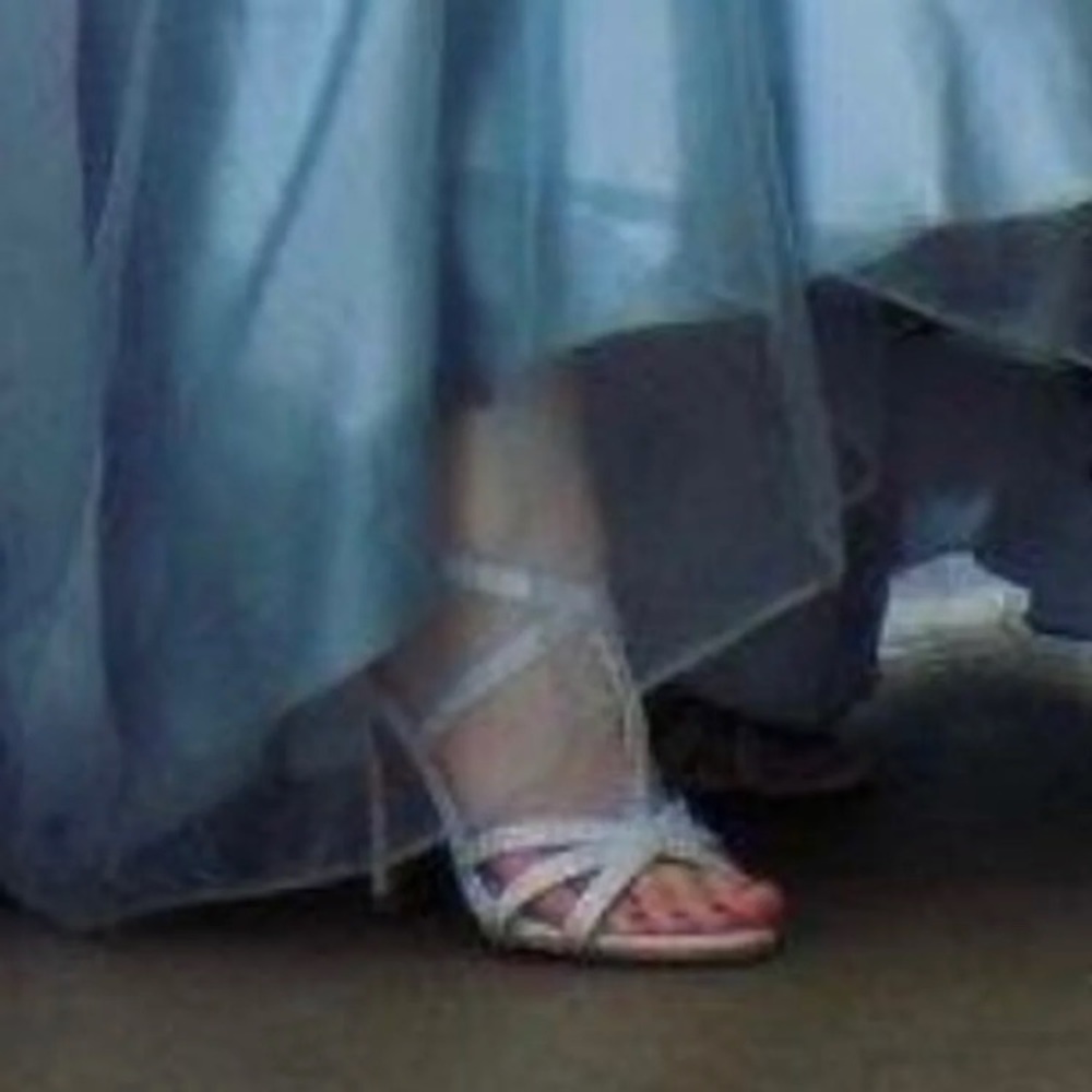 Silver Prom Shoes